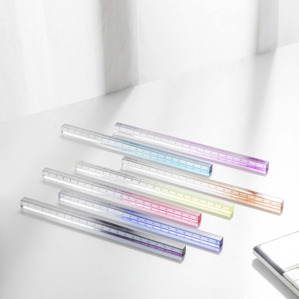 Crystal Ruler Scale Random Colour