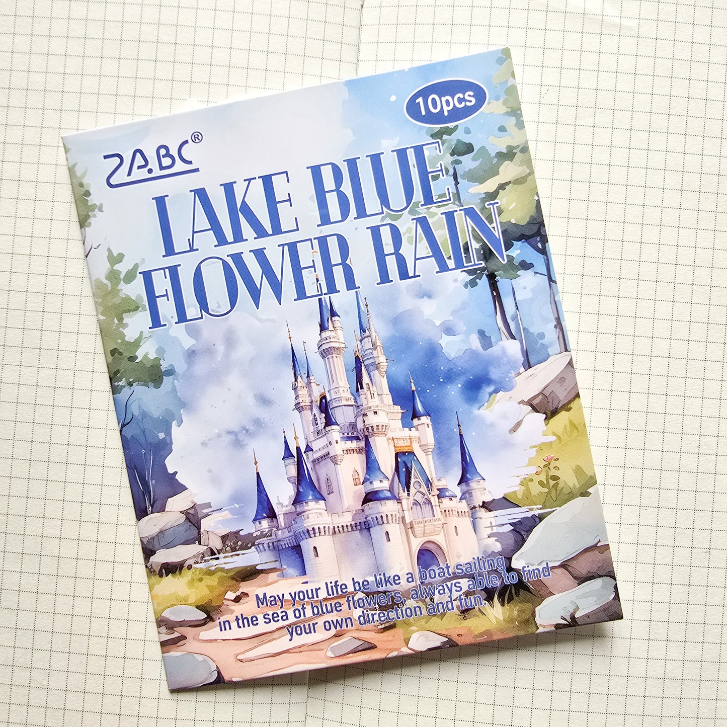 HHXZ604|G-2| - sticker package Flower Sea Boat Series Landscape Landscaping Special Oil and Paper Cut Film Handbook Material