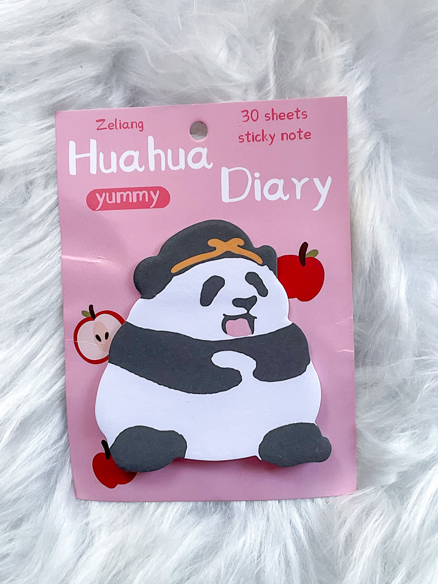 101MG04 | Huahua Diary | Cute Panda Sticky Note| 30 Sheets | 70*85mm
