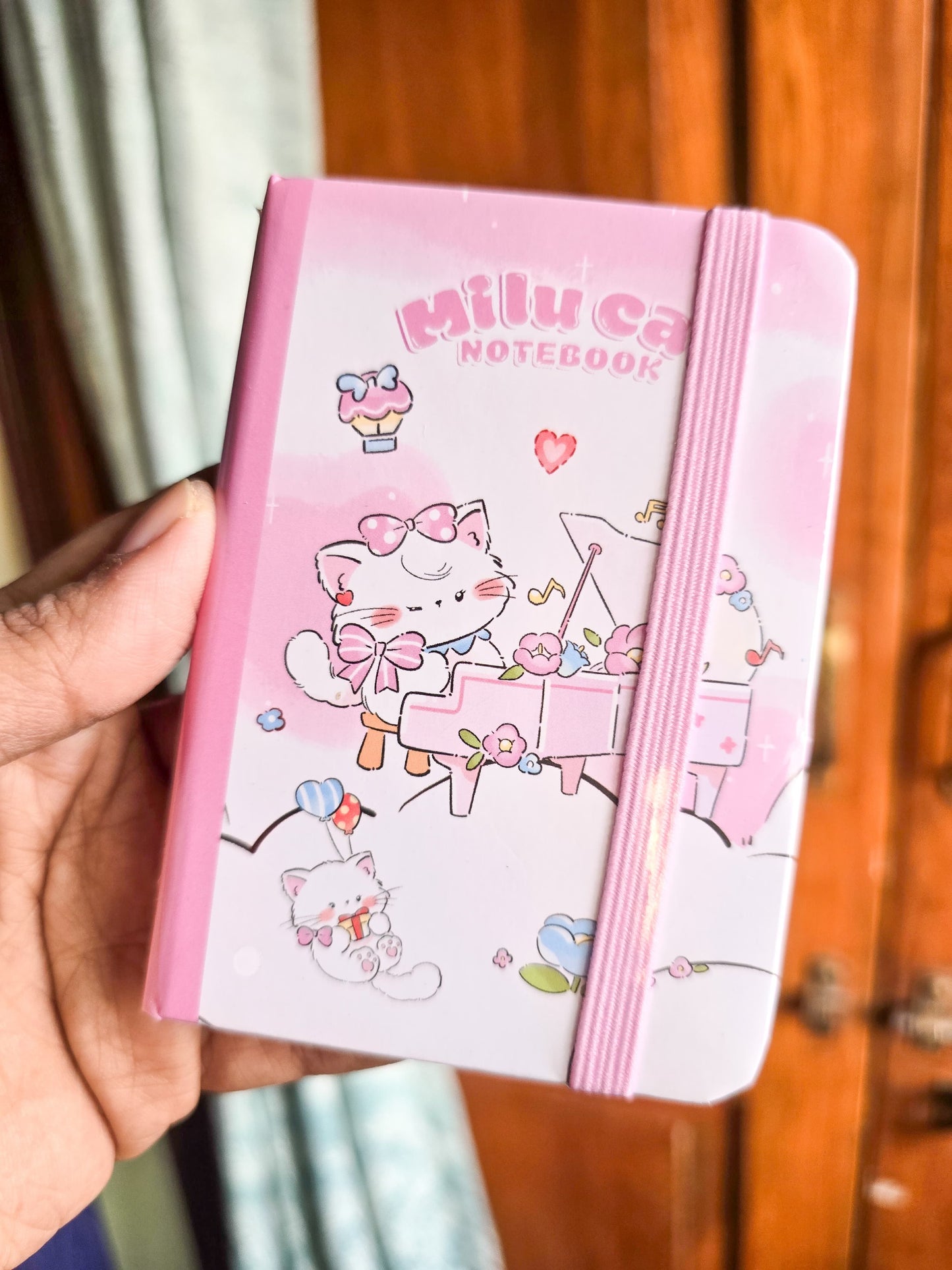 Jgyca7801 Milu Cats A7 Notebook Ruled Notebook | 80 Pages 6.9*10cm