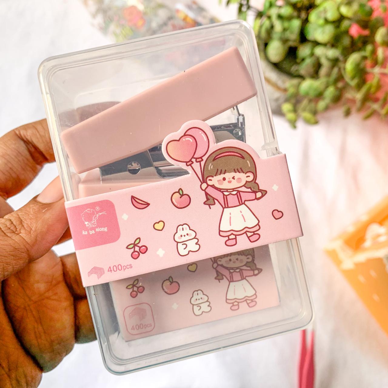 #4 - Kawaii Mini Stapler box with 1 Stapler pin pack