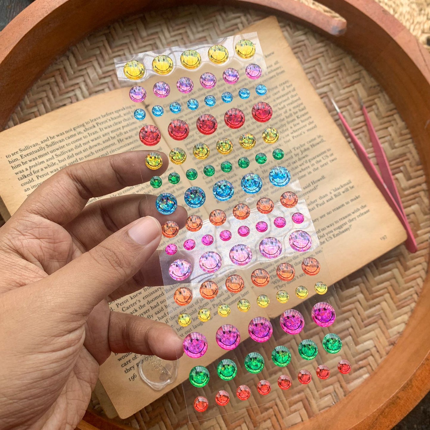 SLAYB 02- 3D Decorative Stickers Smiley | 1 sheet