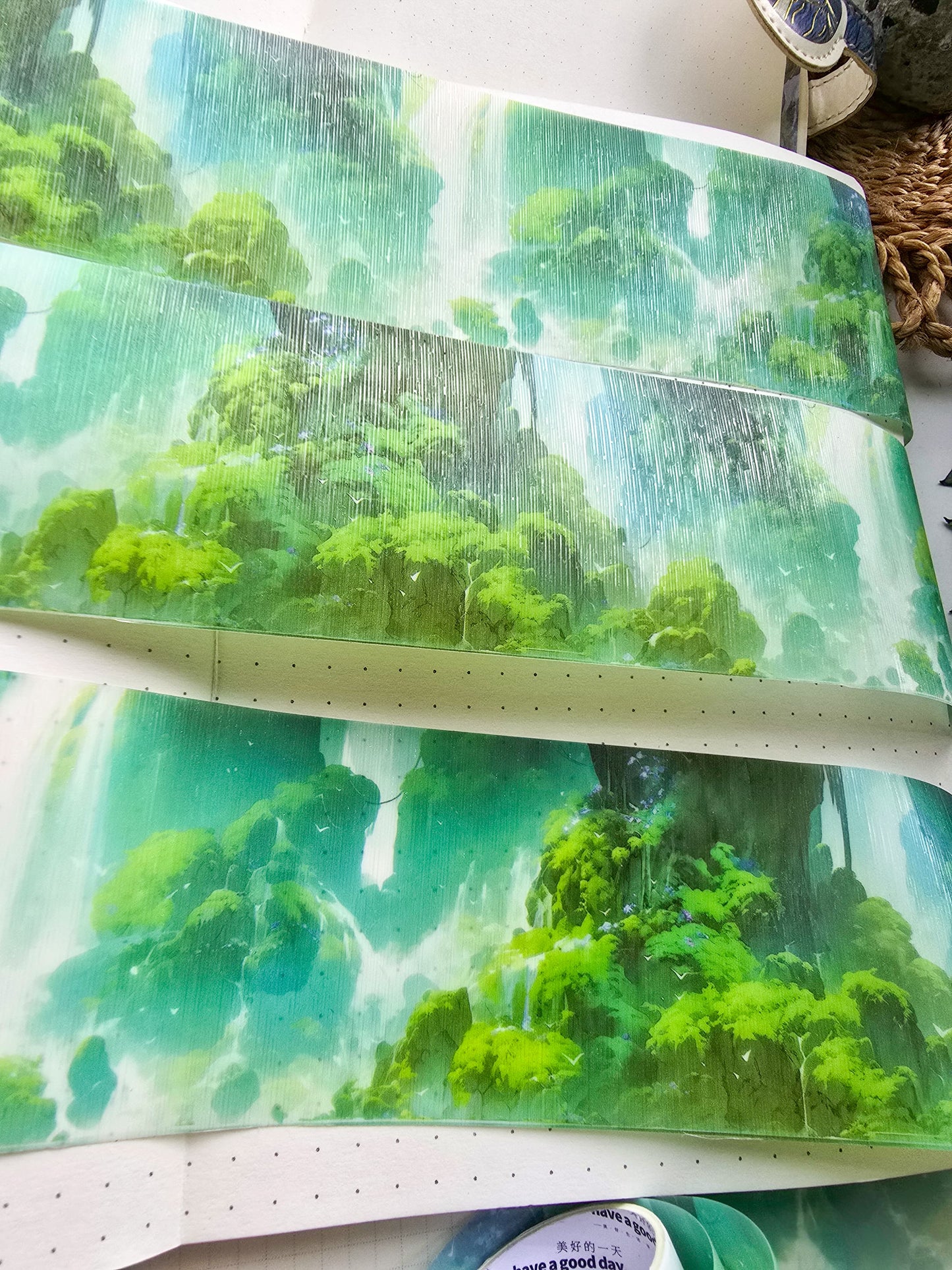 MHD-TYMJ002|RC|-Forest |Rc|Theme Translucent PET Sticker Roll