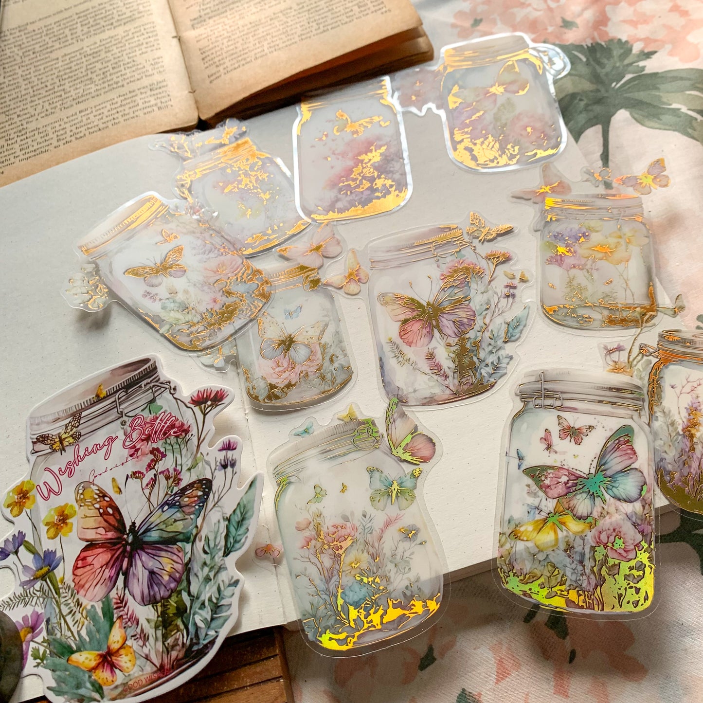 Mg04041 Wishing Bottle Pet Sticker Bag 10Pc