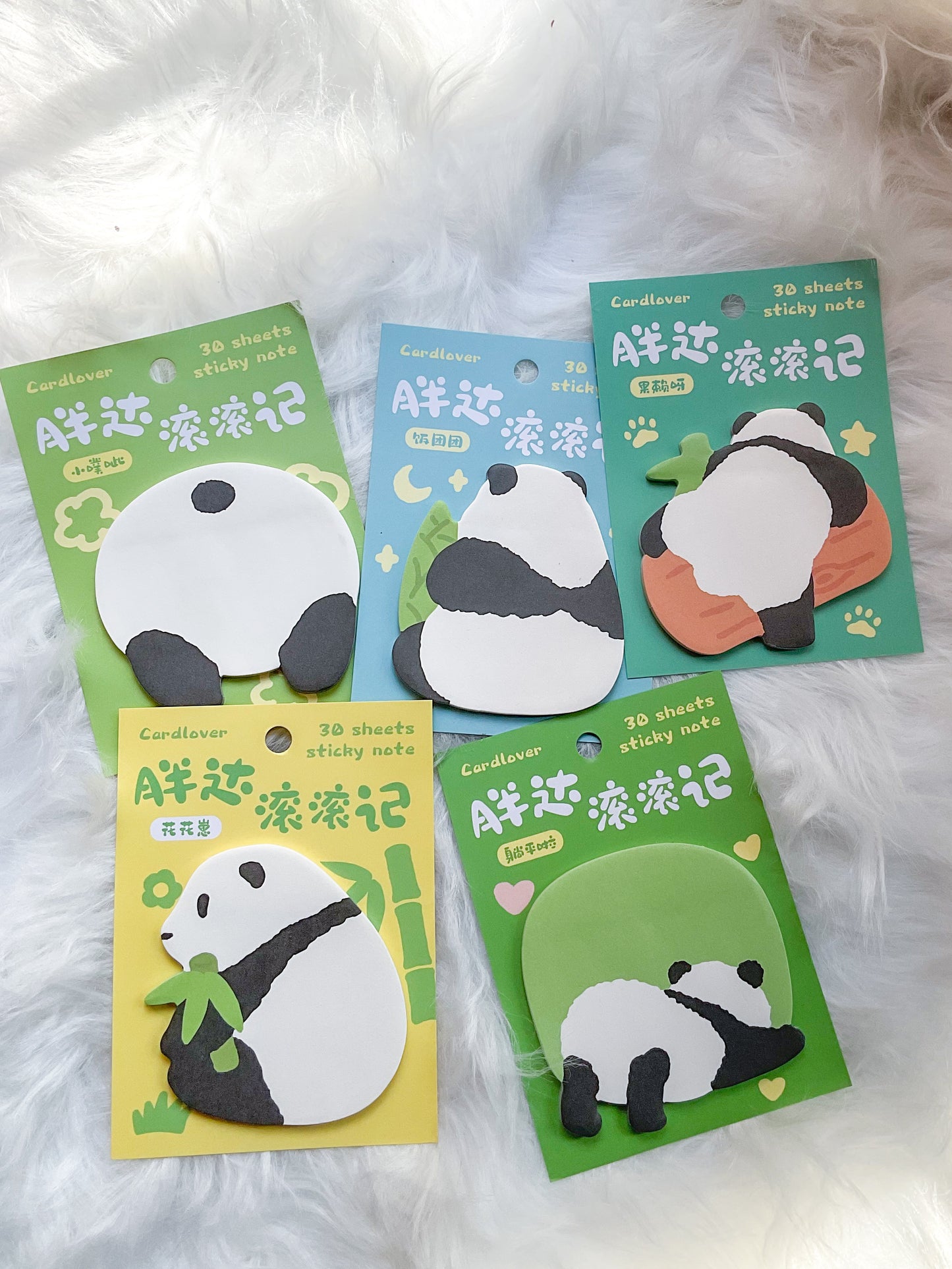 101MG02|G-5|  Cute Panda Sticky Note| 30 Sheets | 80*80mm