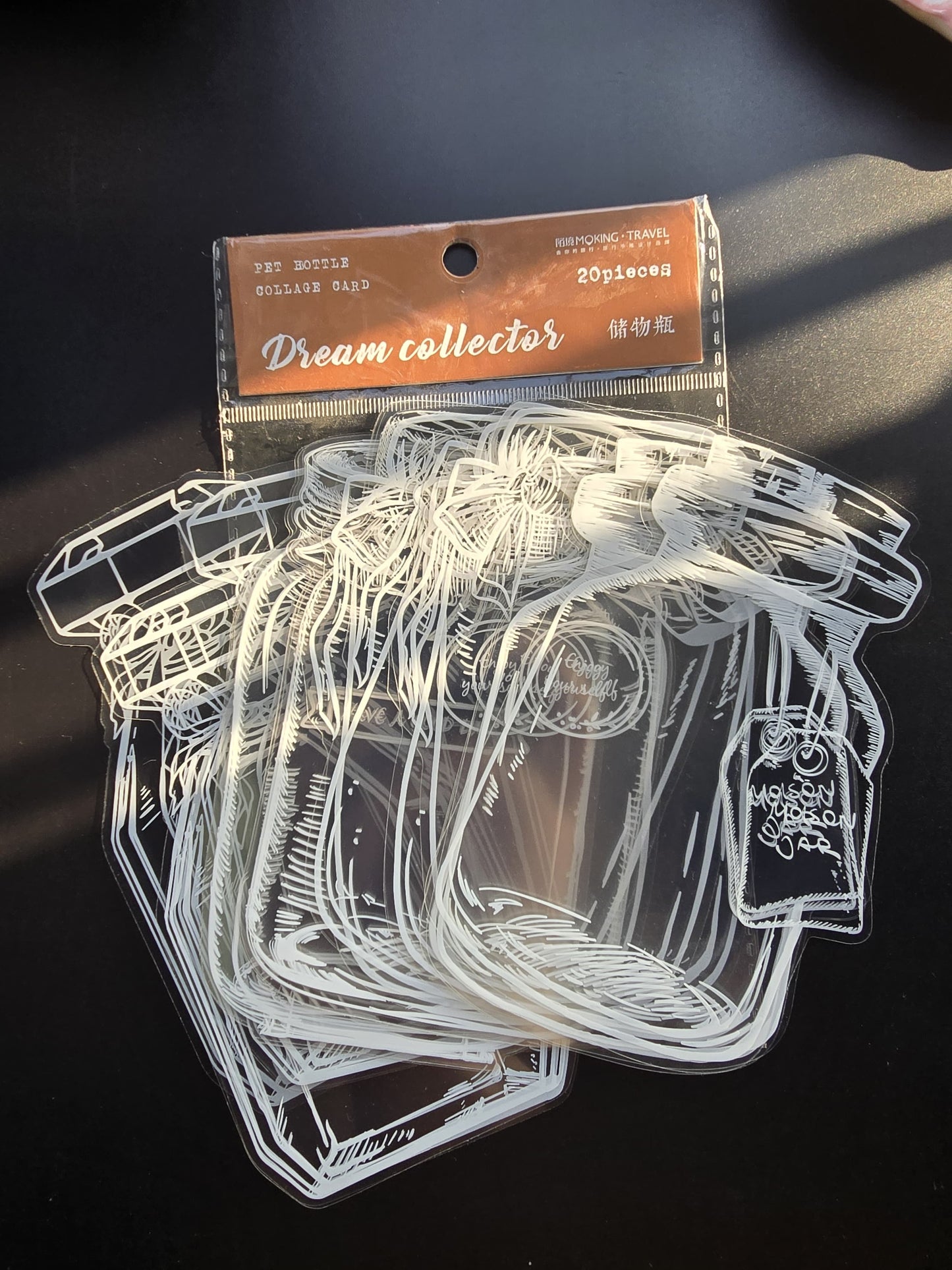 Rmlm005|G-5| Transparent Jar Sticker | Dream Collector series | 4*5 20 pcs. 95*140mm