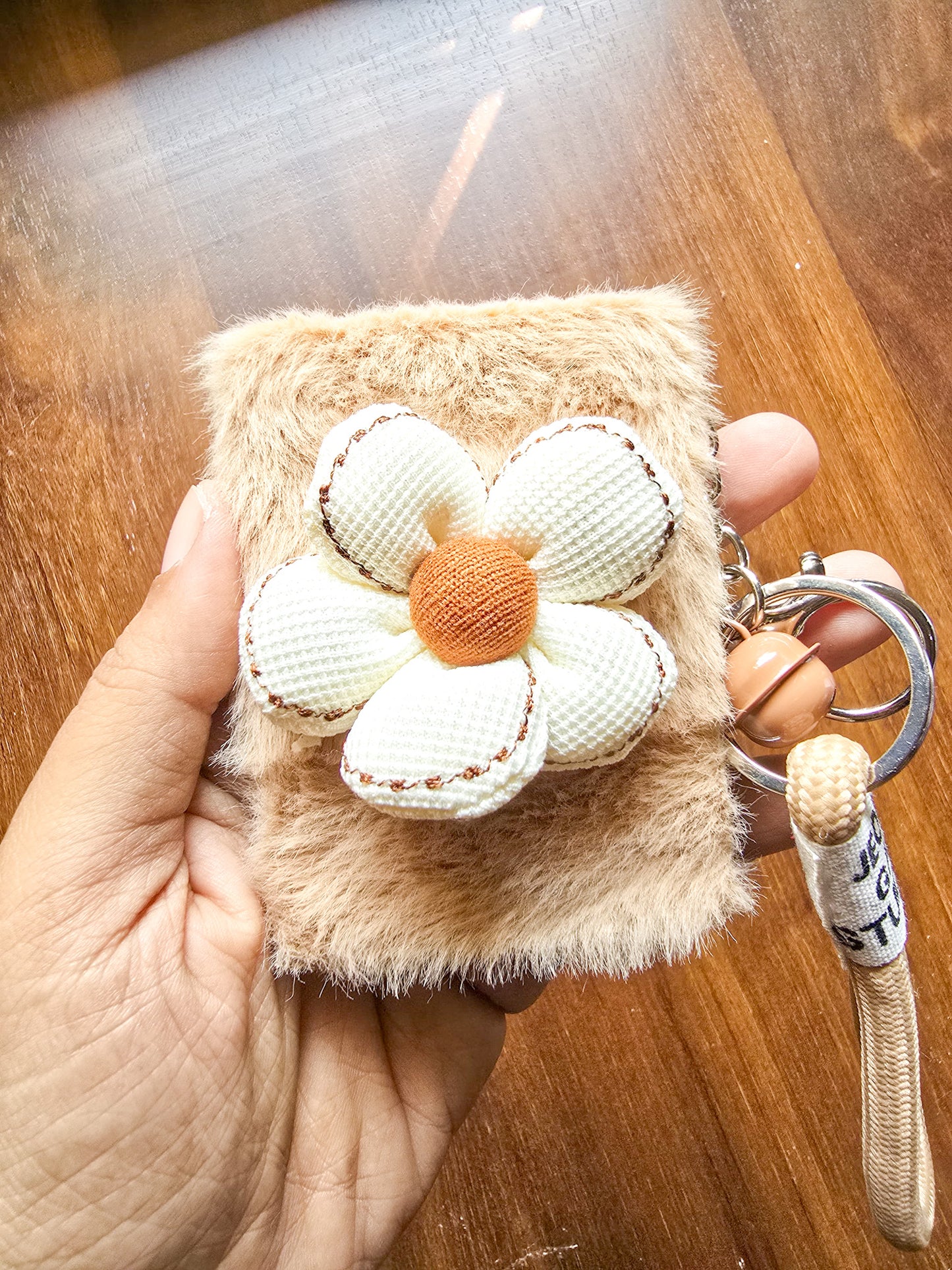 Pp253542 Cosmetic Mirror Light Brown  Flower