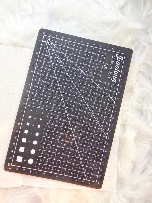 A5 Paper Cutting Mat Black