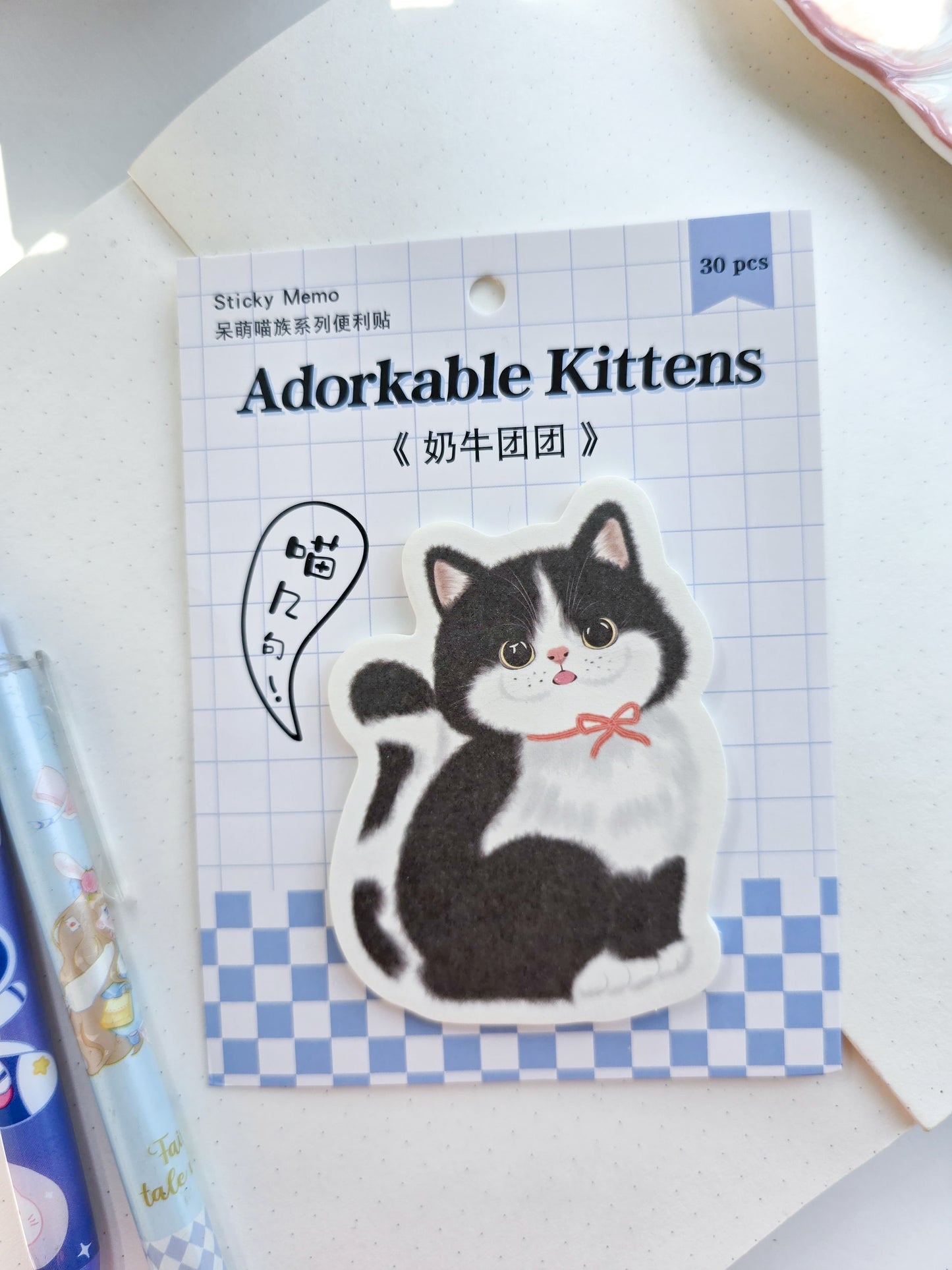 101MG01 | Adorkable Kittens | Cat Sticky Note | 30 Sheets | 105*140mm |
