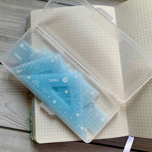 HMC9027 Ruler Set of 5 | Blue | Geometry Box