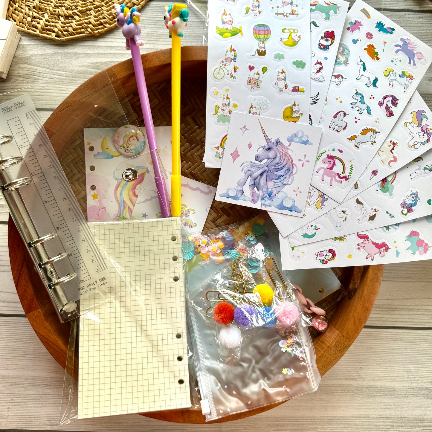 Unicorn kawaii  NB-1106(NN) A Journal Kit