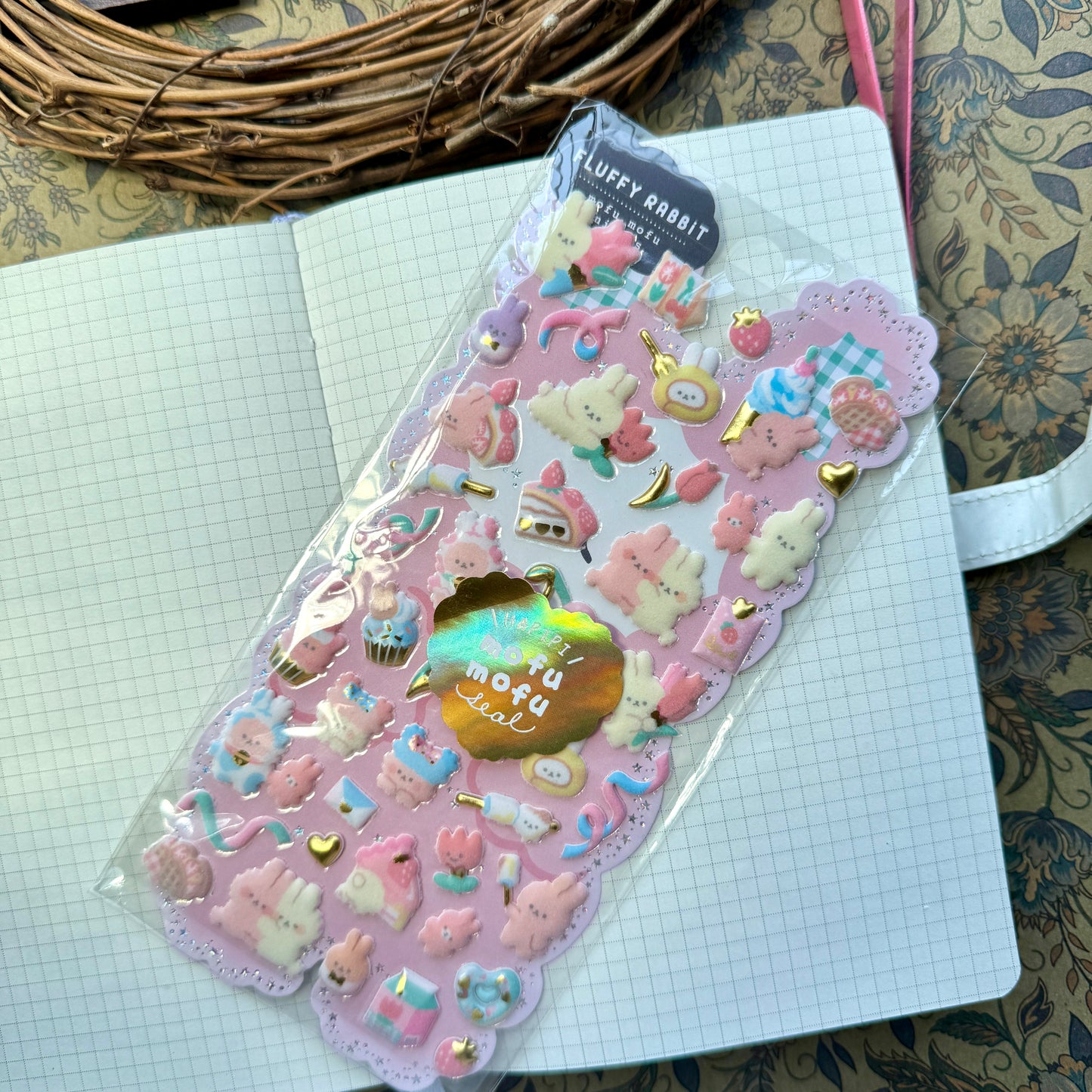 SL-ASE-04|G-11| Kawaii Decorative Fluffy Sticker 3D