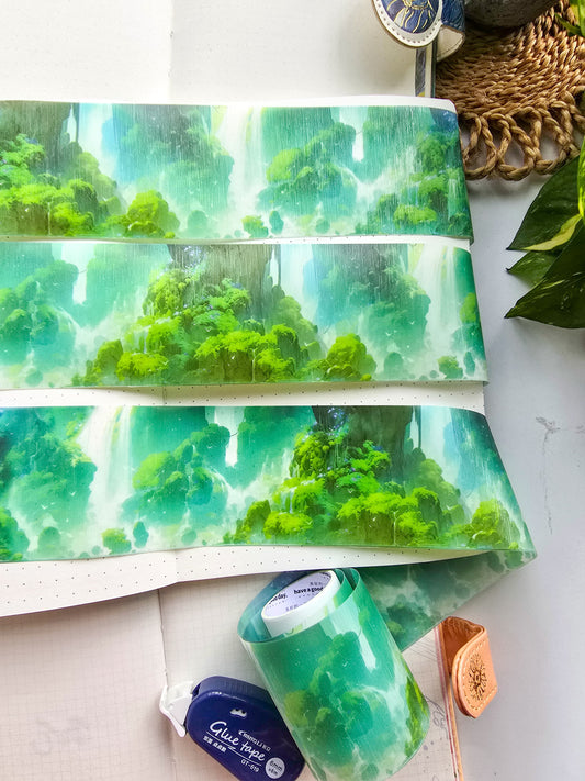 MHD-TYMJ002|RC|-Forest |Rc|Theme Translucent PET Sticker Roll