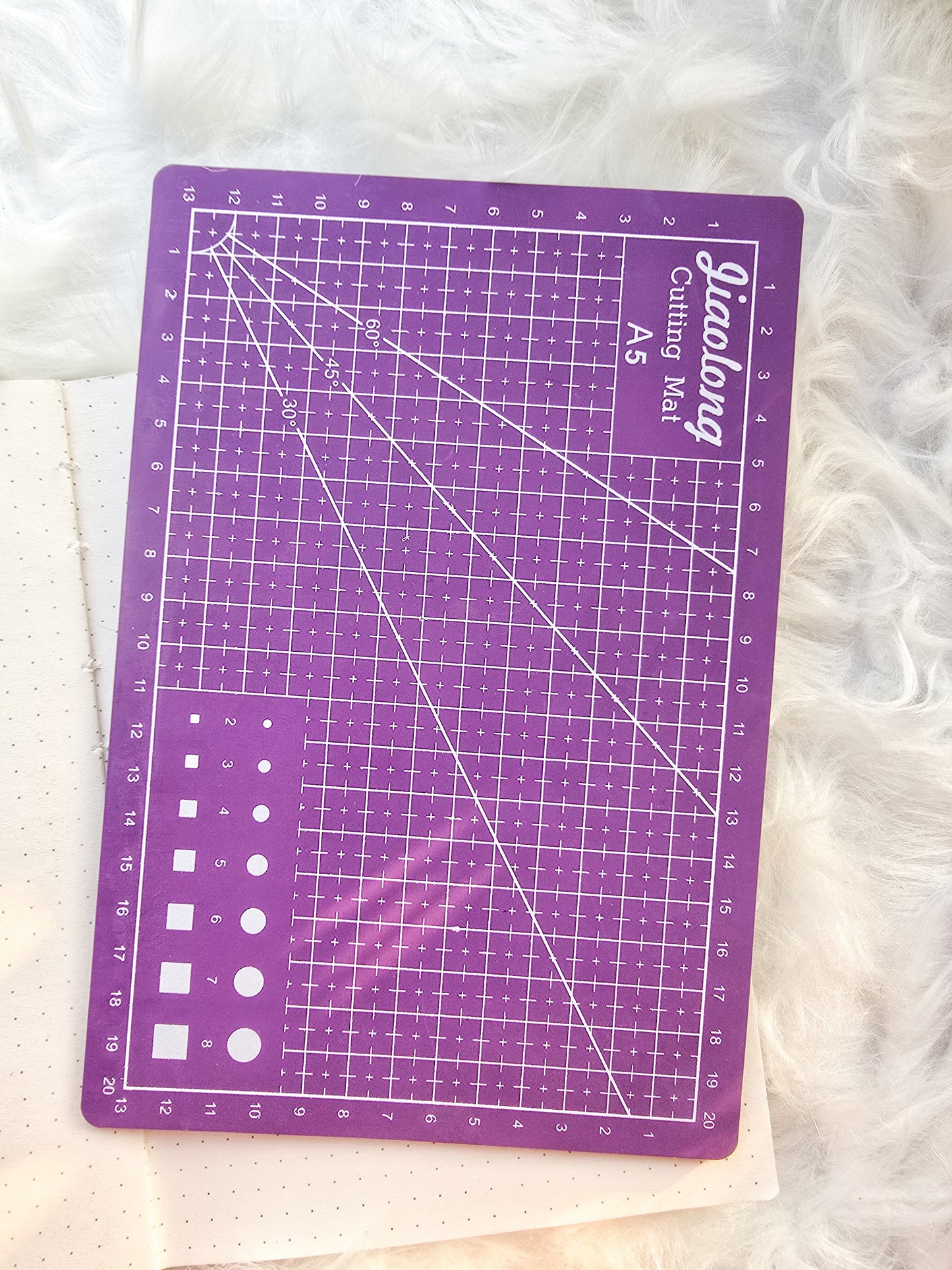 A5 Paper Cutting Mat Purple