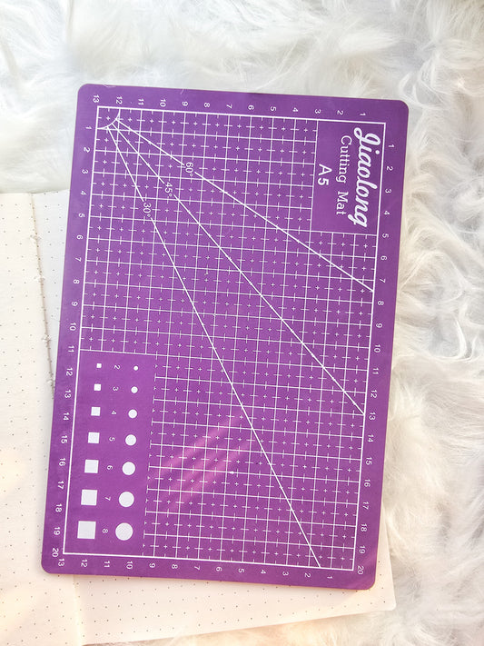 A5 Paper Cutting Mat Purple