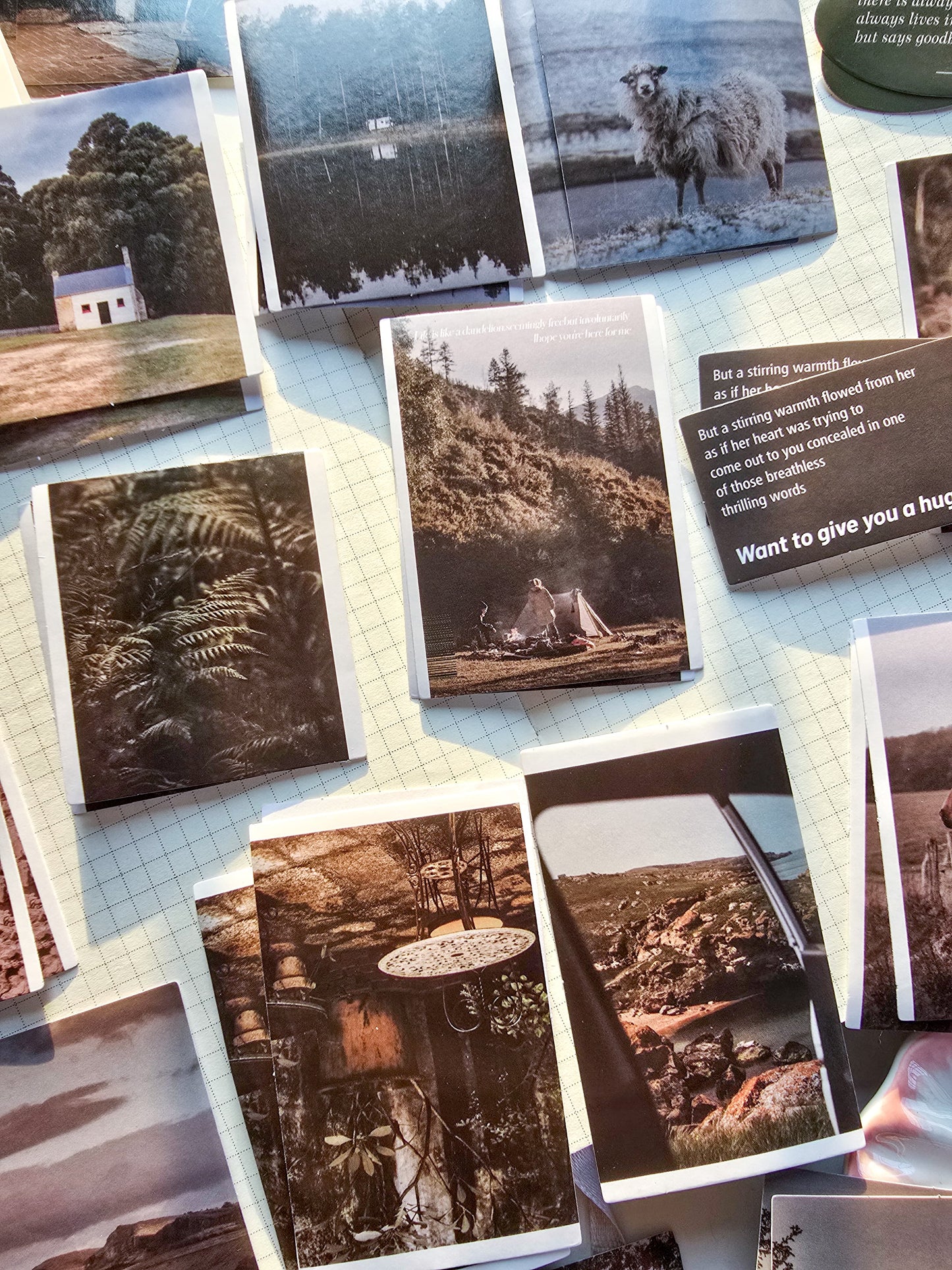 TZB-0531 Paper Sticker| Mountain| 40 pcs