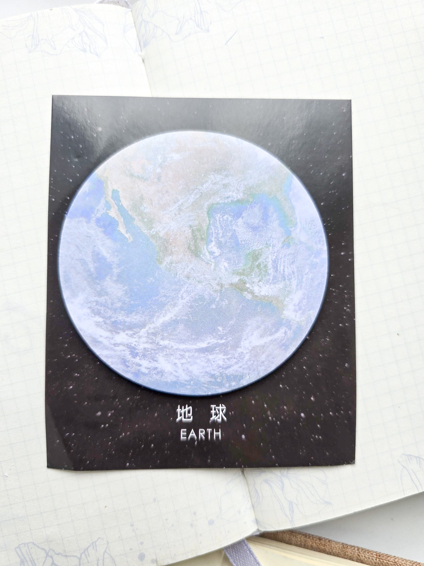 158681 Planet Sticky Notes Earth | 30 pcs 76*76mm