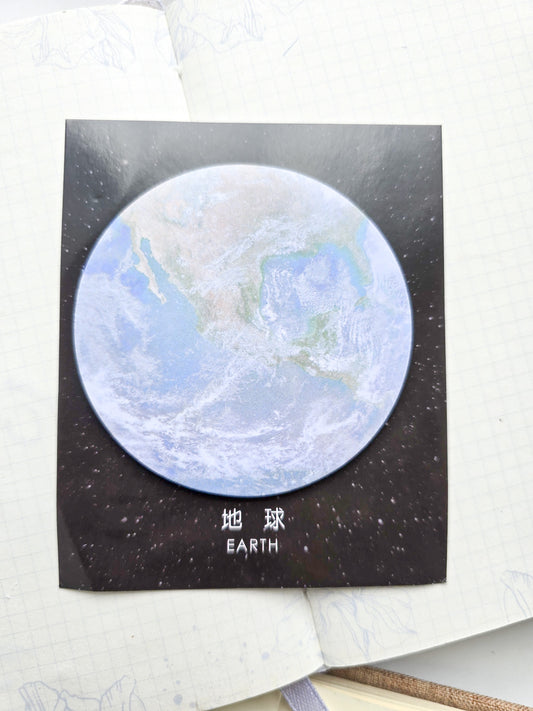 158681 Planet Sticky Notes Earth | 30 pcs 76*76mm