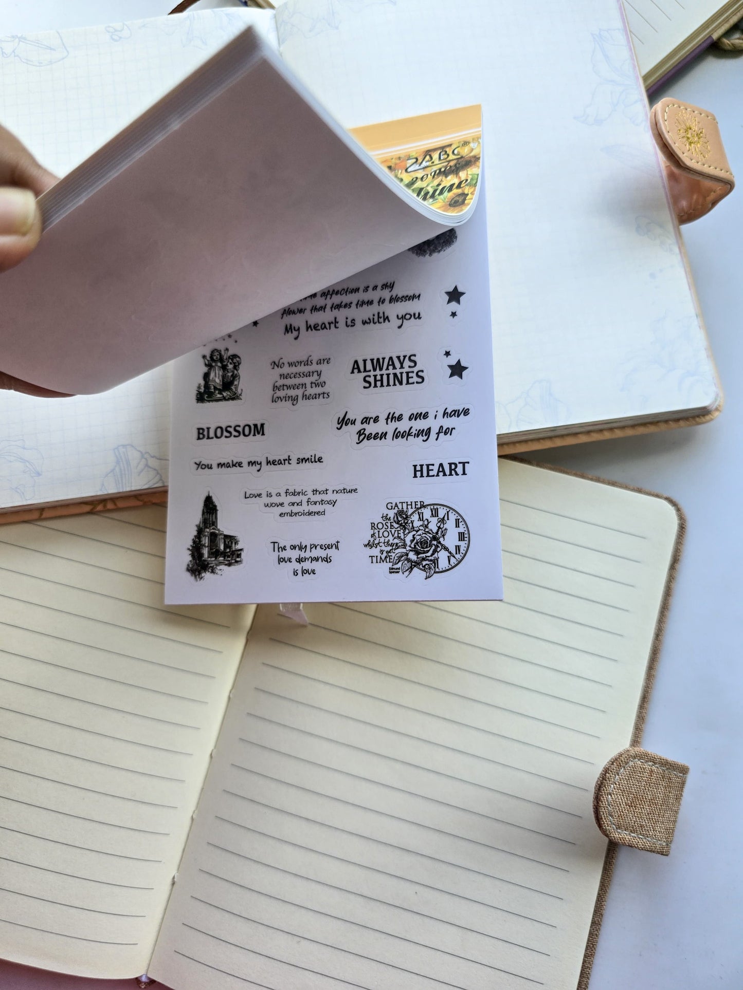 Smjsg404|G-7| Paper Sticker Book | Kintoki Warm Sunshine | 20 Pages 100*145mm PreCut Sticker