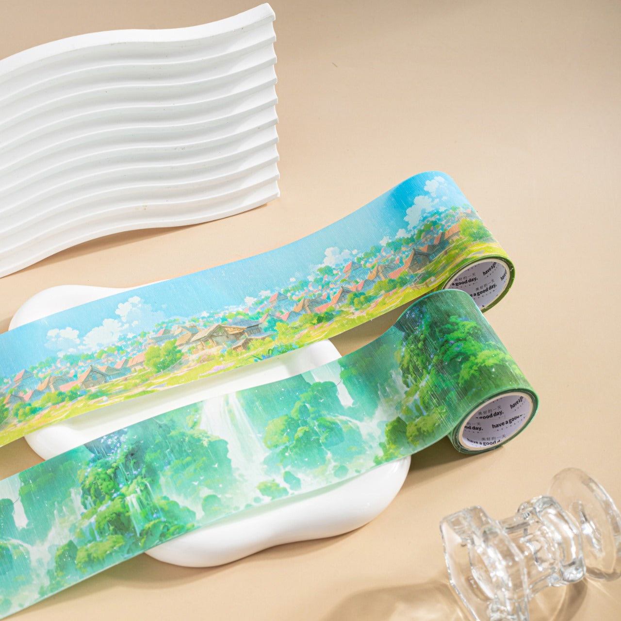 MHD-TYMJ002|RC|-Forest |Rc|Theme Translucent PET Sticker Roll