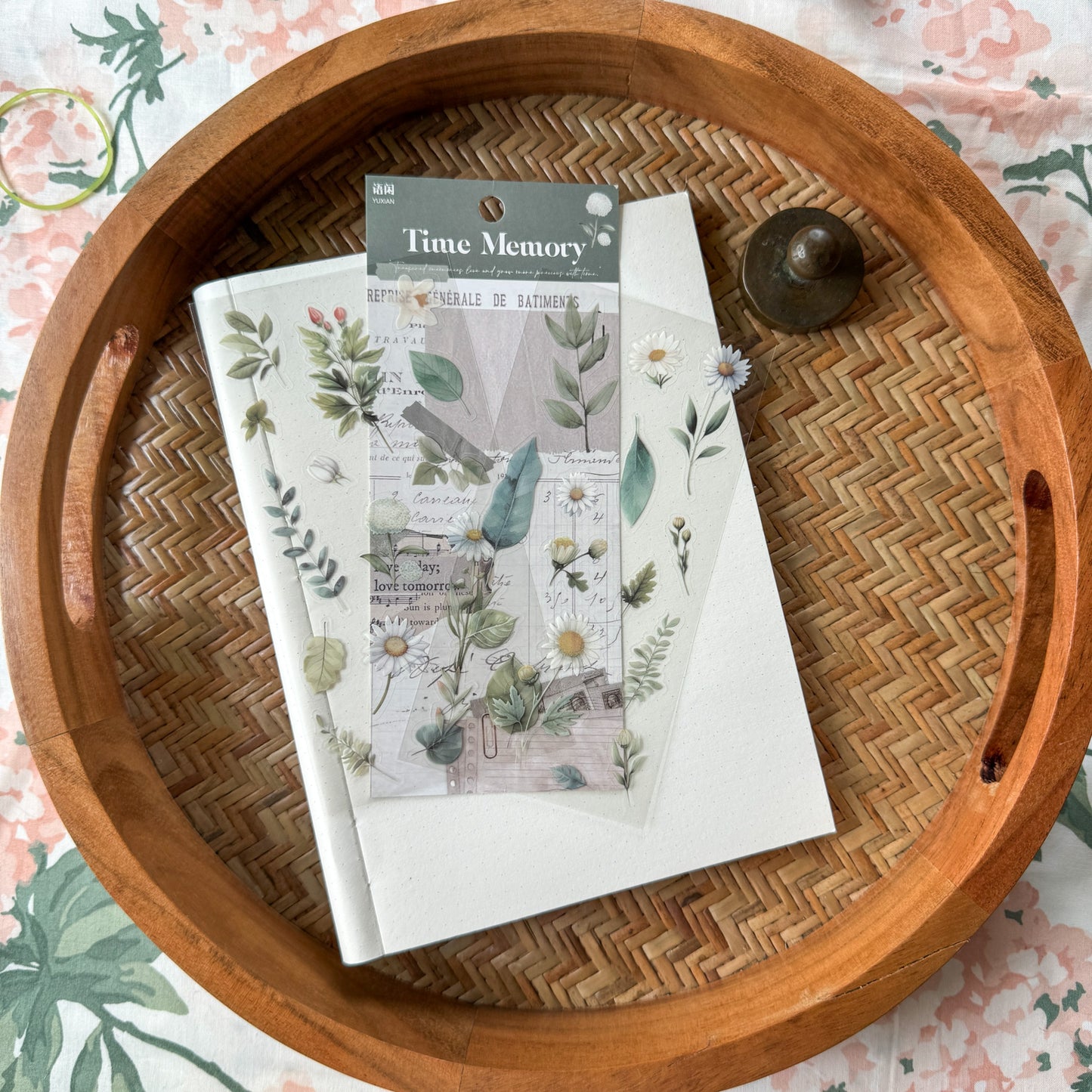 Tz7402B |G10| Time Memory Flower Sticker Pack 2 Sheets