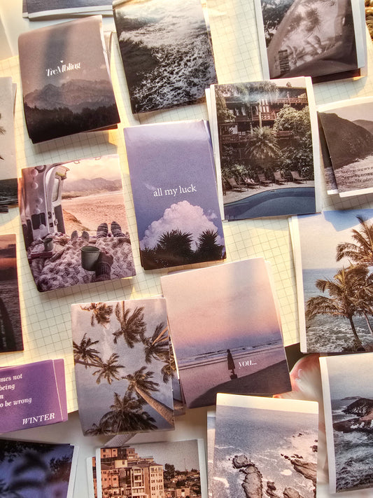 TZB-0530 Paper Sticker| Seaside | 40 pcs