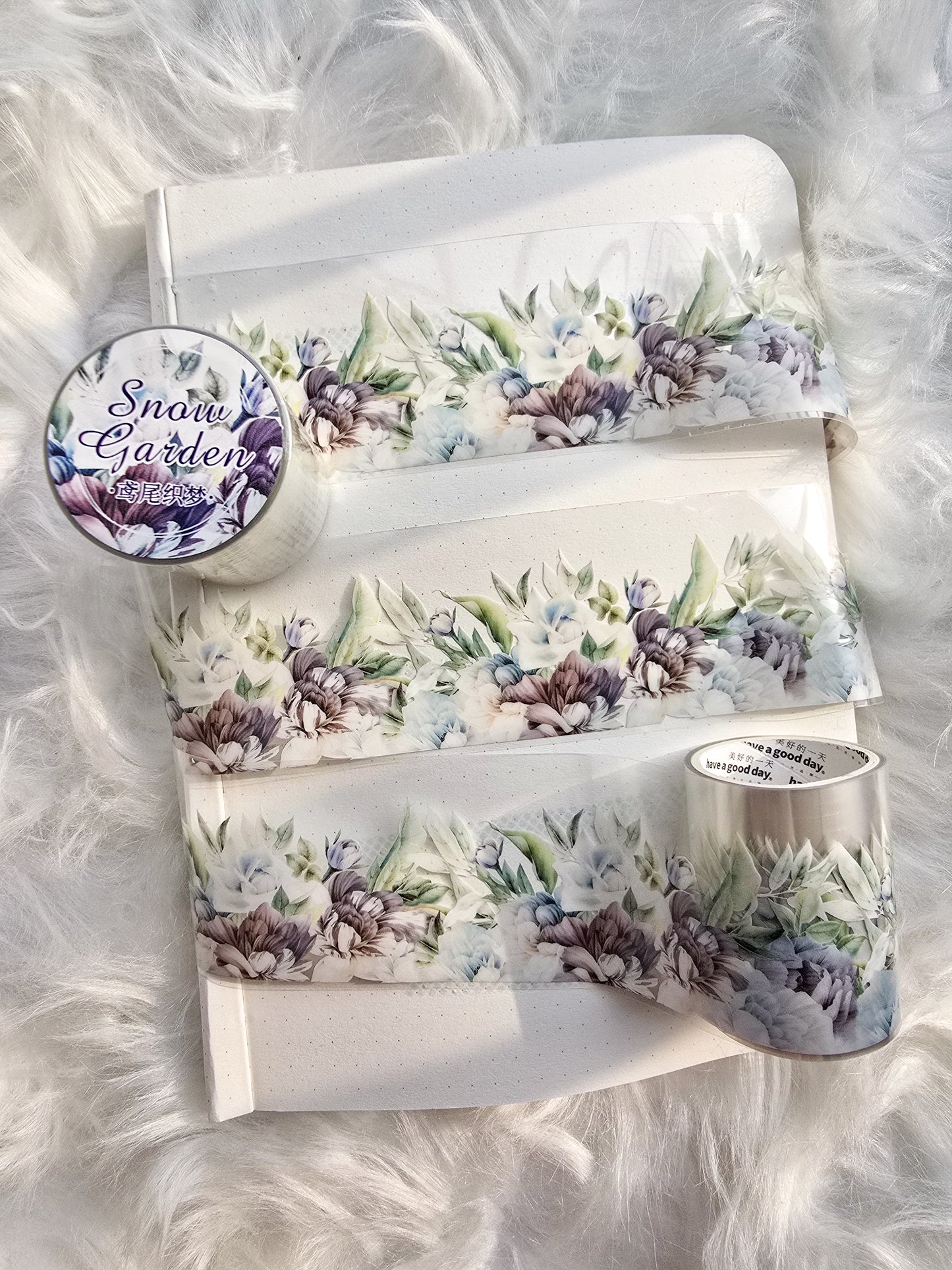 MHD-XYHY003|RC|Floral Theme Transparent PET Sticker Roll | 50 mm | 2mtr