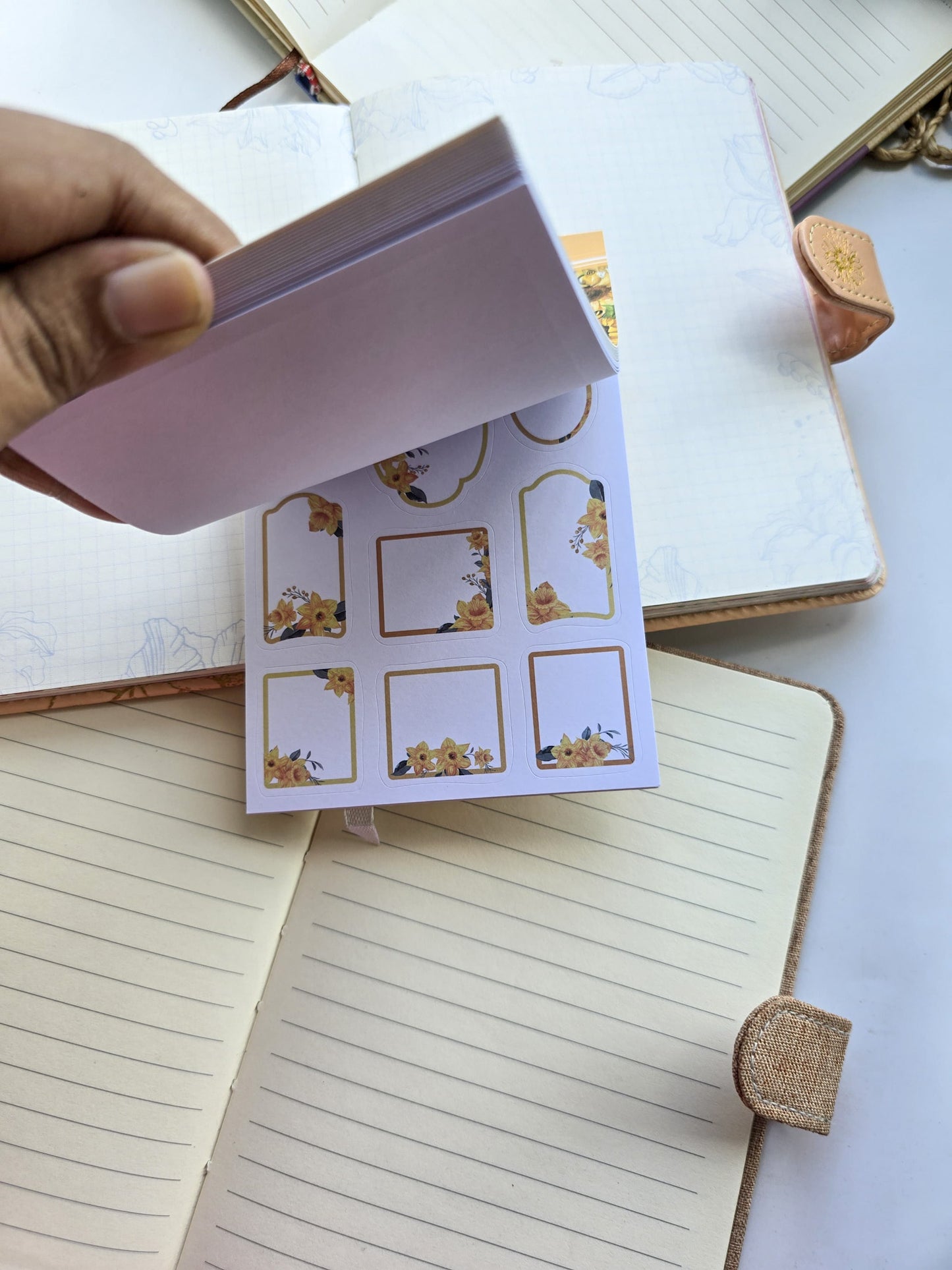 Smjsg404|G-7| Paper Sticker Book | Kintoki Warm Sunshine | 20 Pages 100*145mm PreCut Sticker