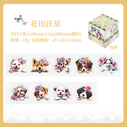 Mgjl006 PET Sticker Roll|RC| Animal Sticker Roll | Animal Sticker 40mmx2m