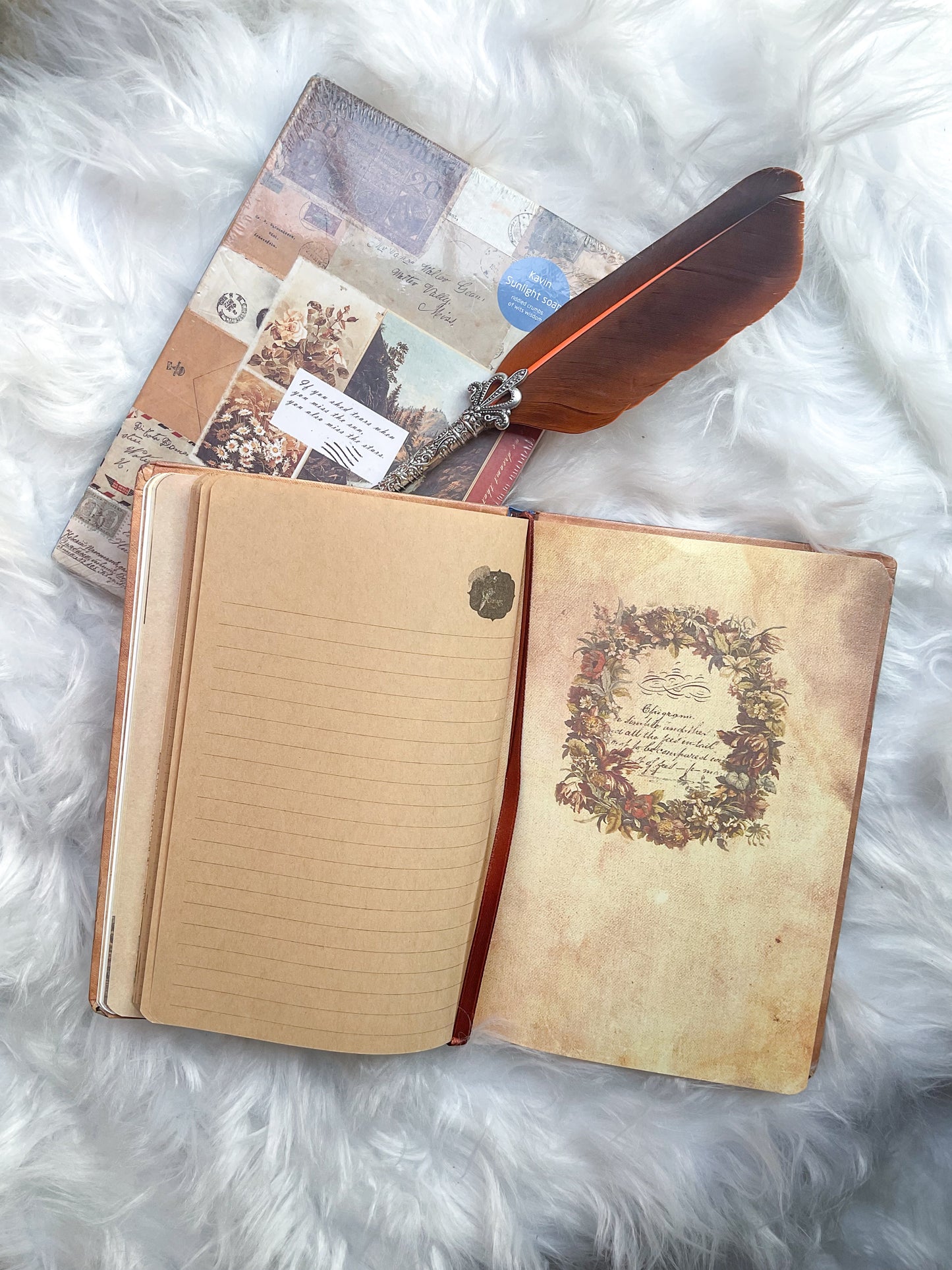 Vintage Style Diary | Vintage Collection 12.8*20 cm 128 pages