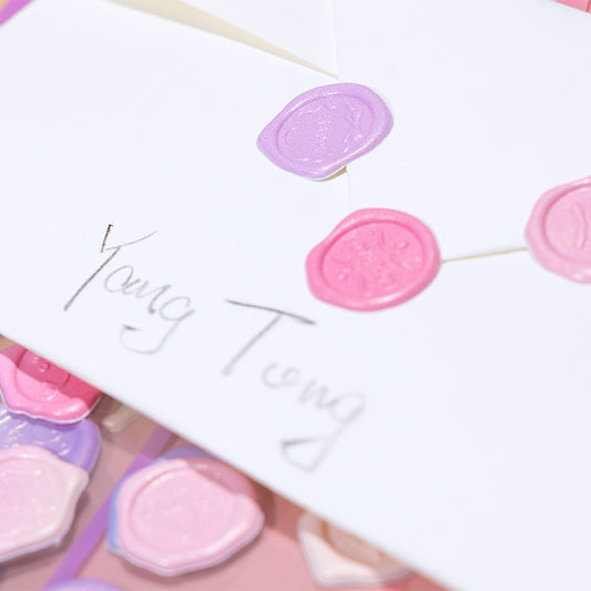 YT-EU003 Pastel Wax Seal Themed Sticker | Wax Stamp Sticker |