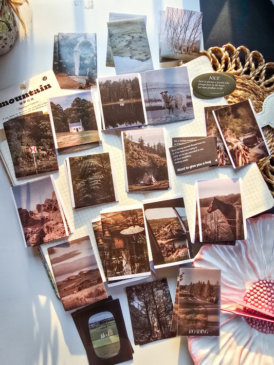 TZB-0531 Paper Sticker| Mountain| 40 pcs