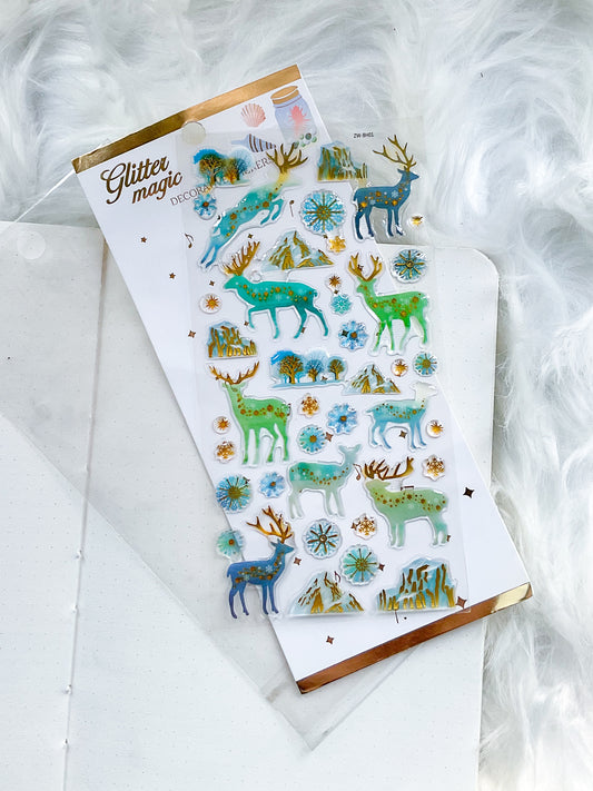 GB21027|Glitter Magic | Decorative Stickers | 3D|