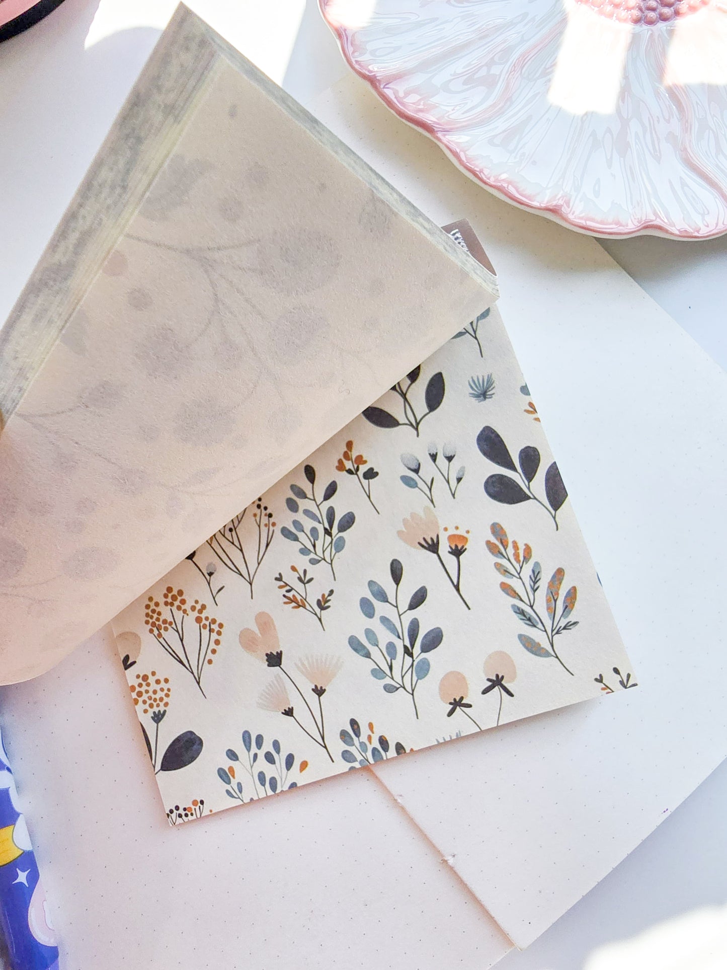 NXSG-601 |G4| Soft Style Retro| Journal Paper| Floral Vintage Paper| Brown Theme|120*120mm 30 Pcs