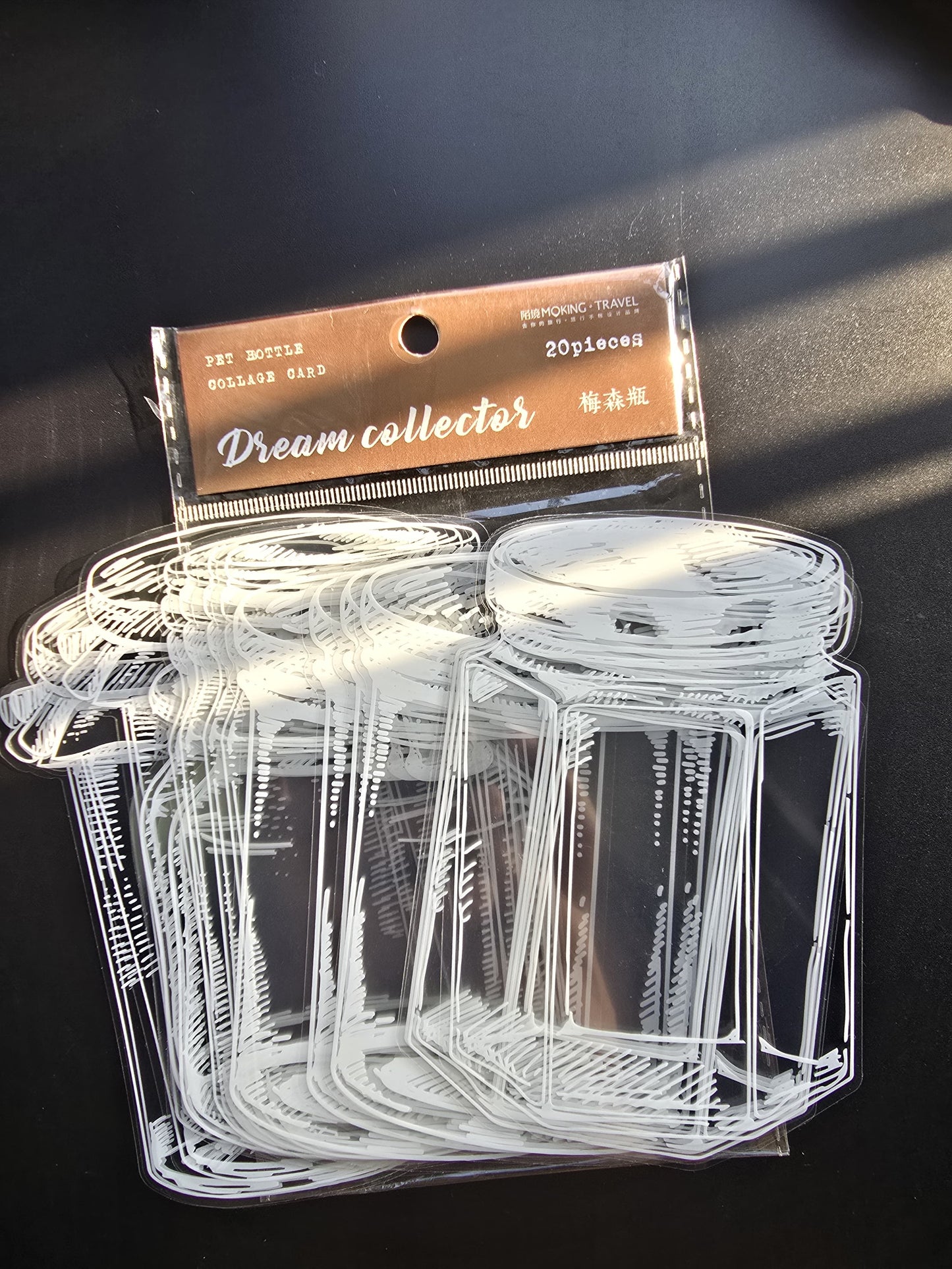 Rmlm003 Transparent Jar Sticker | Dream Collector series | 4*5 20 pcs. 95*140mm