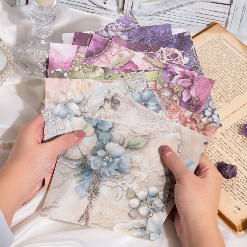 Bslm004 Romance Of Gems Paper Sheet 140X140Mm 30Pc