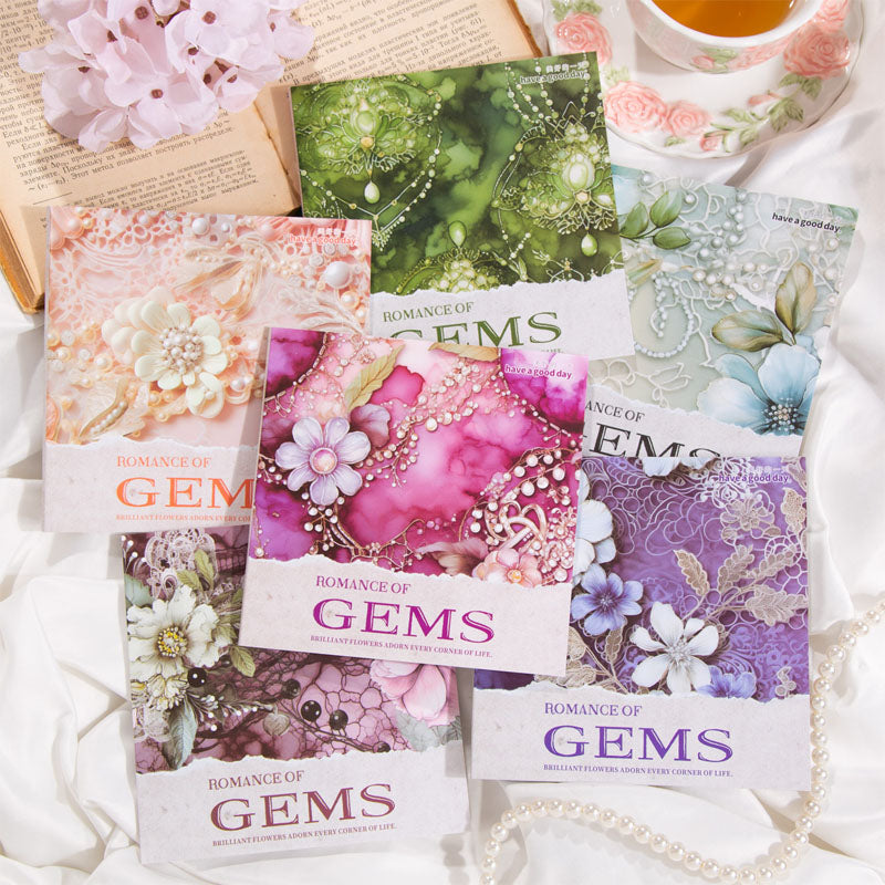 Bslm004 Romance Of Gems Paper Sheet 140X140Mm 30Pc