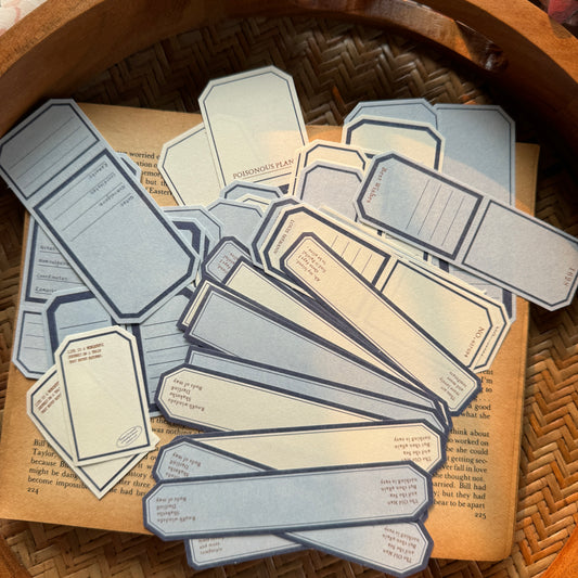 BQ2308DDI|G-1| - a Diy Journal Ink Story Paper 40Pcs