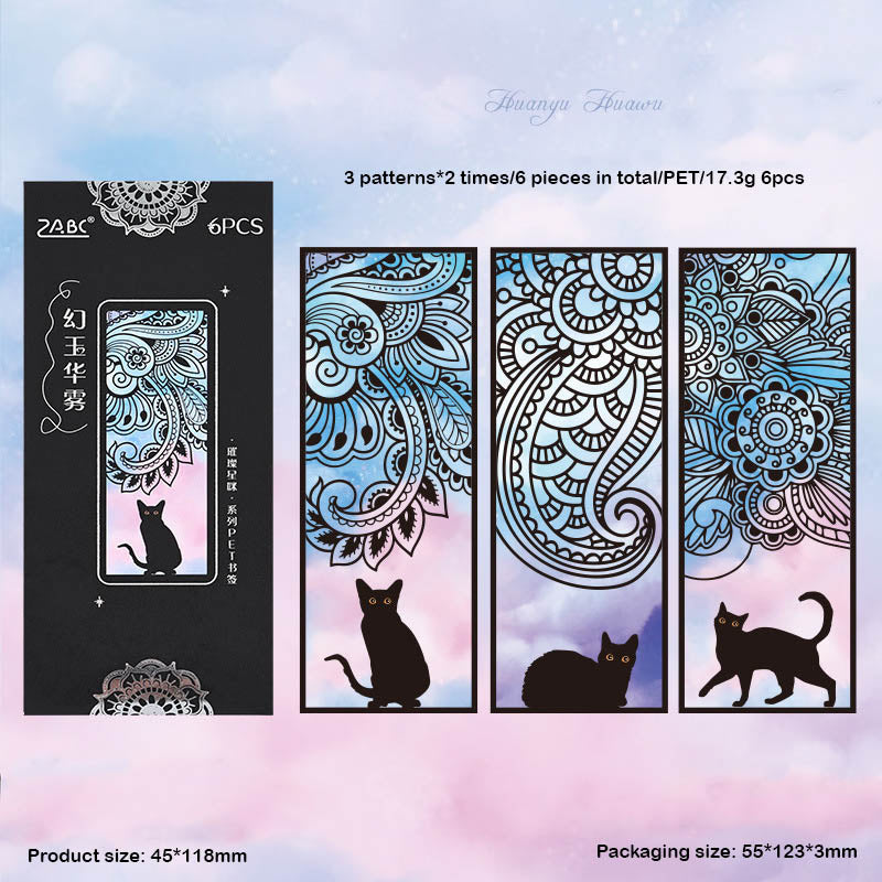 CCXM603 - bright star meow series of books pet bookmarks small gift ideas senior sense