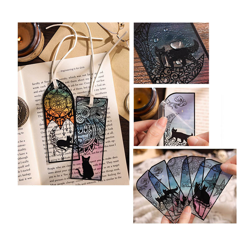 CCXM604 - bright star meow series of books pet bookmarks small gift ideas senior sense