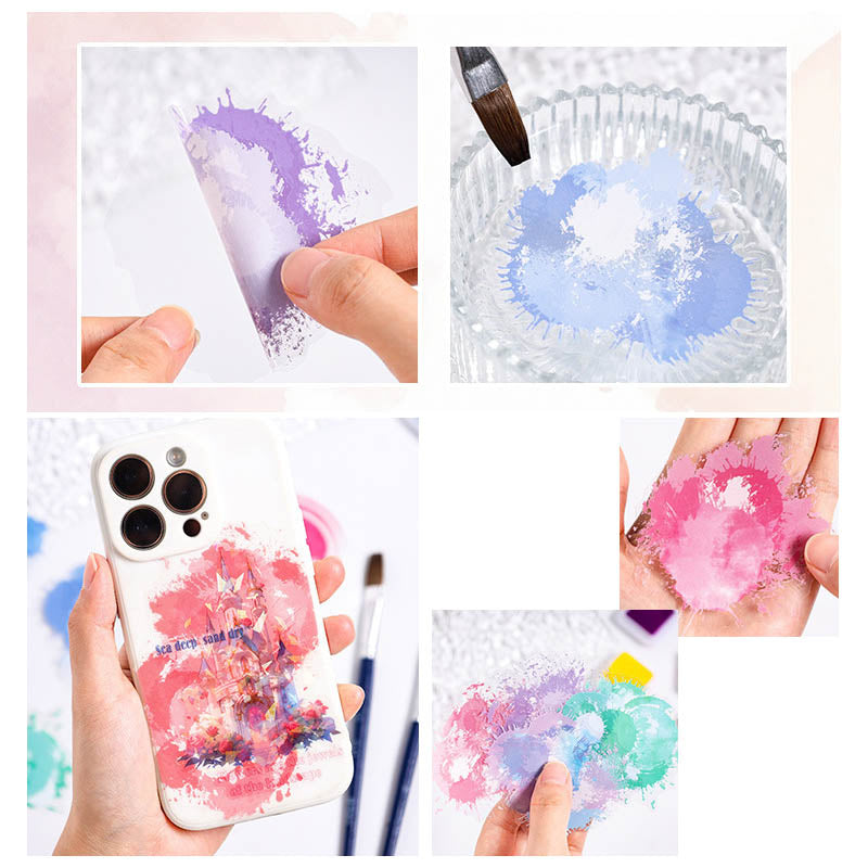 CSMZJ603 - sticker bag color dream series creative film waterproof pet material sticker 15 into