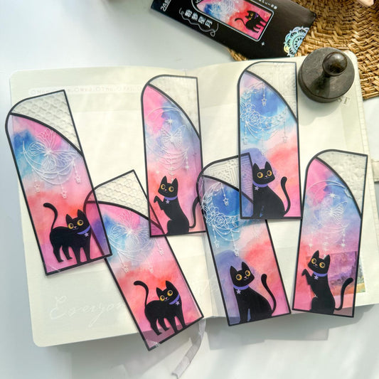 CCXM601 - bright star meow series of books pet bookmarks small gift ideas senior sense