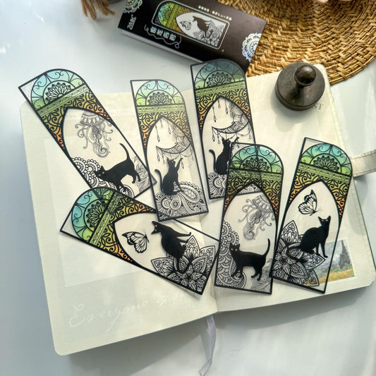 CCXM605 - bright star meow series of books pet bookmarks small gift ideas senior sense