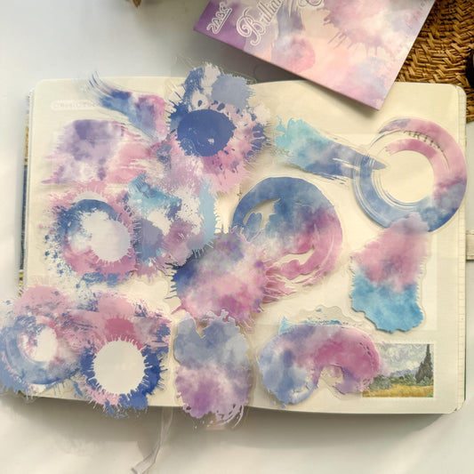 CSMZJ606 - sticker bag color dream series creative film waterproof pet material sticker 15 into