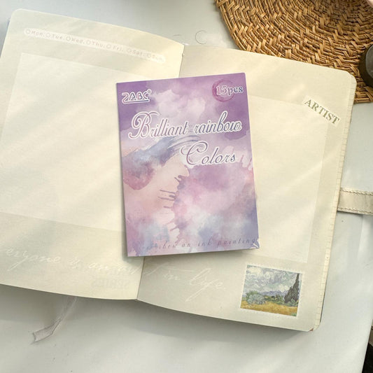 CSMZJ606 - sticker bag color dream series creative film waterproof pet material sticker 15 into