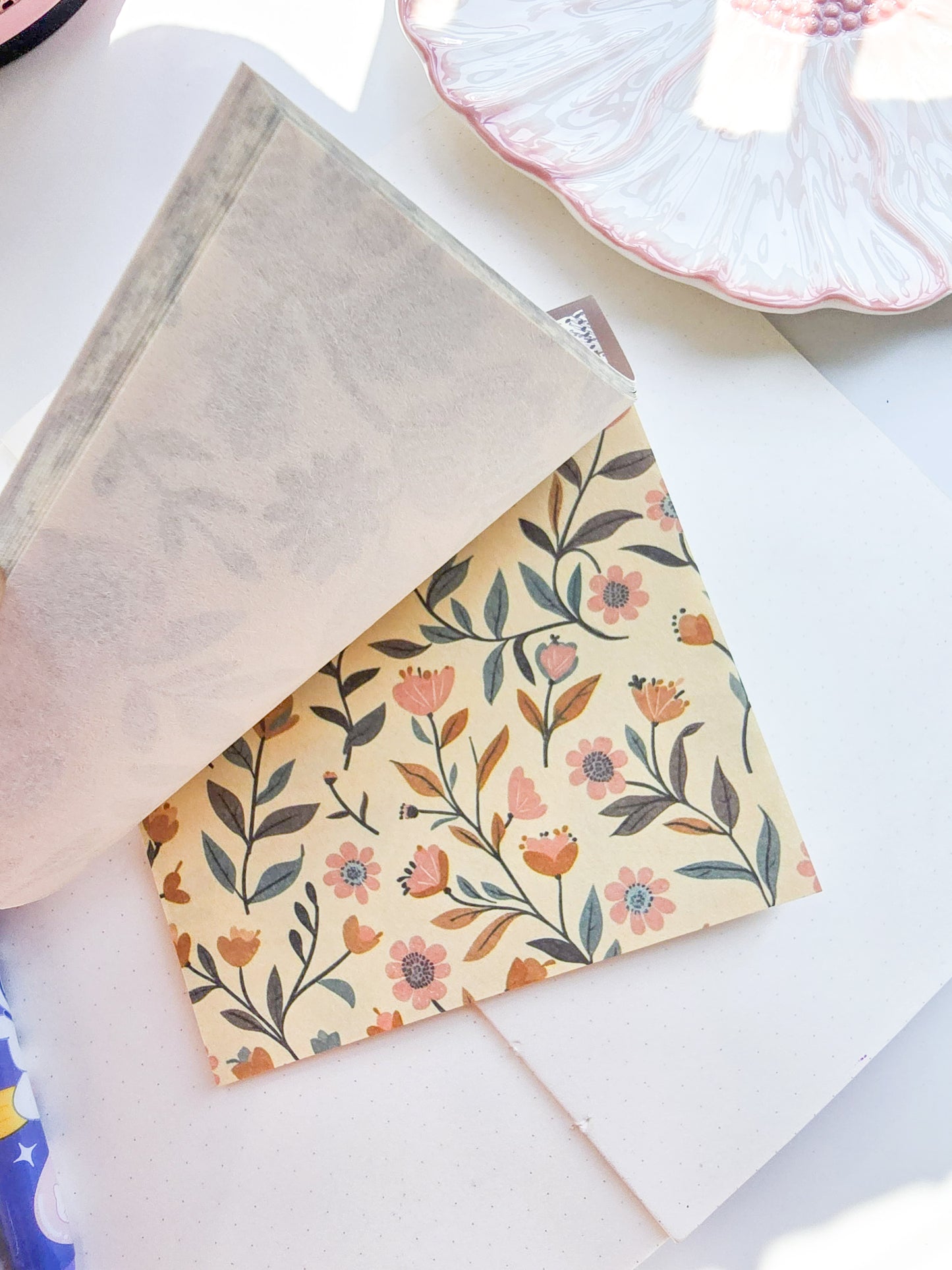 NXSG-601 |G4| Soft Style Retro| Journal Paper| Floral Vintage Paper| Brown Theme|120*120mm 30 Pcs