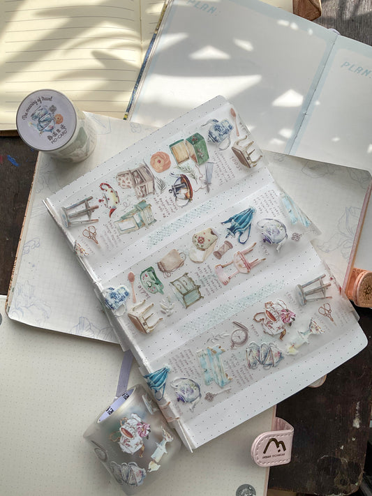 MMK03G111-|Rc|The Meaning Of Travel |Furniture Theme | PET sticker Roll|2mtr