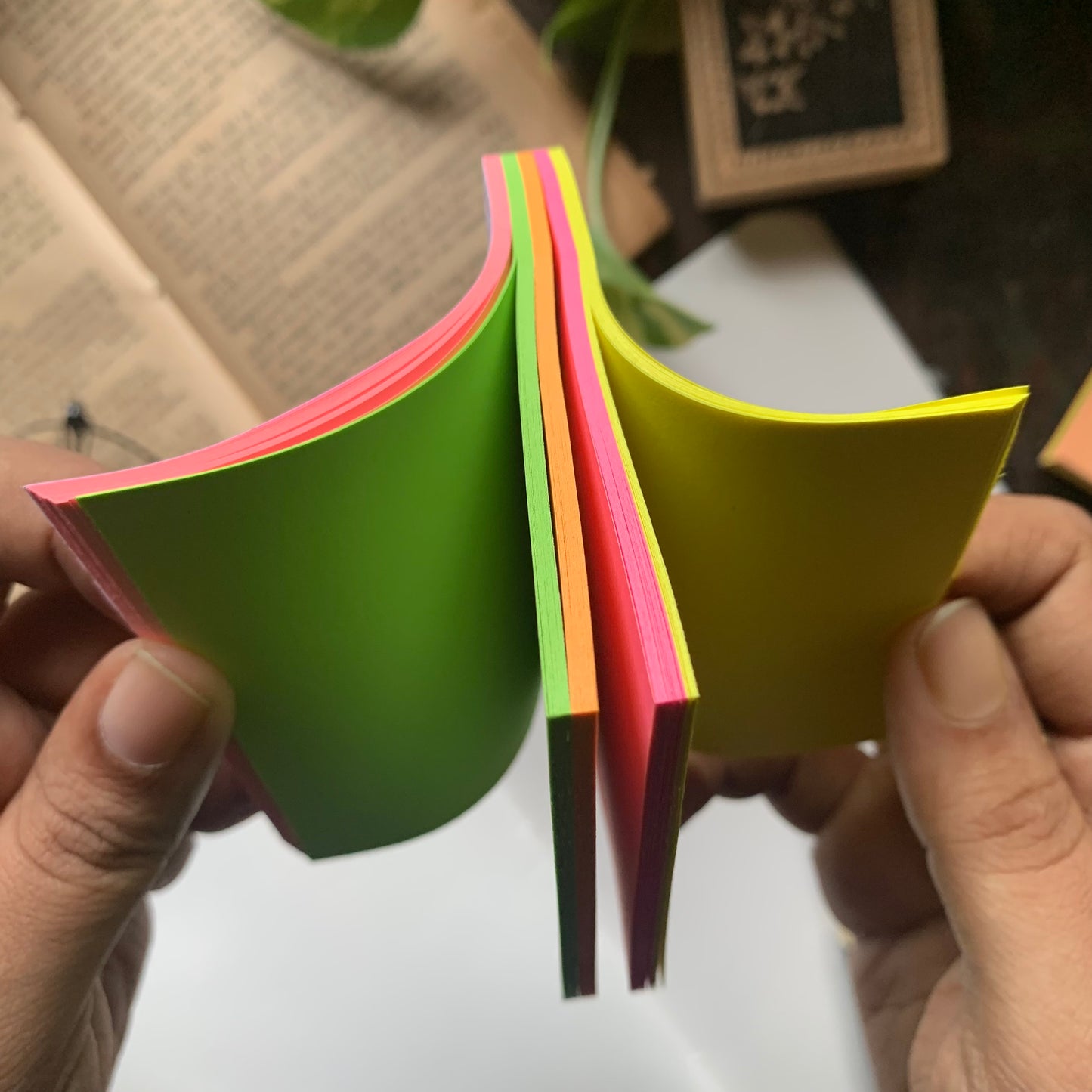 STICKY NOTE 5 colors  Neon | 3x3 Inch | Each Color 20 Pcs | Total 100 Pcs