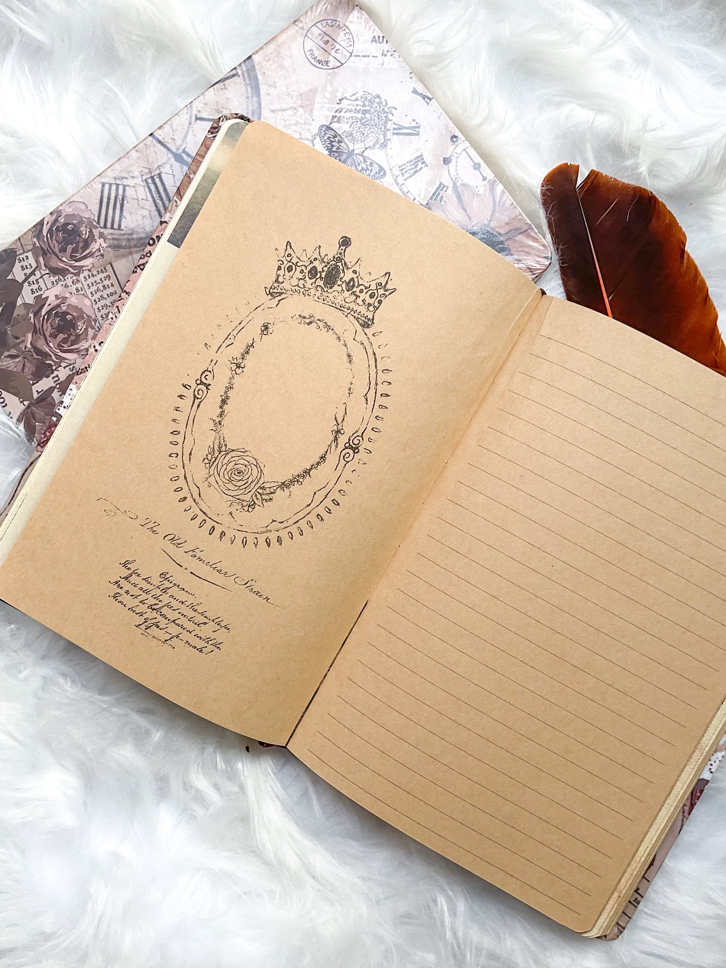 Vintage Style Diary | Vintage Collection 12.8*20 cm 128 pages