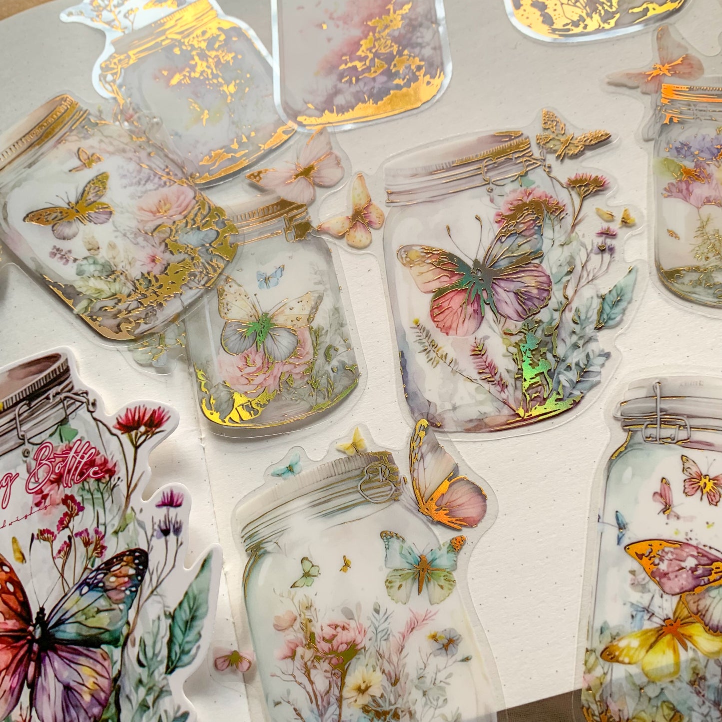 Mg04041 Wishing Bottle Pet Sticker Bag 10Pc